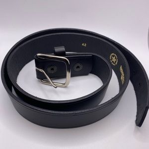 Boston Leather Belt Size 42 Men